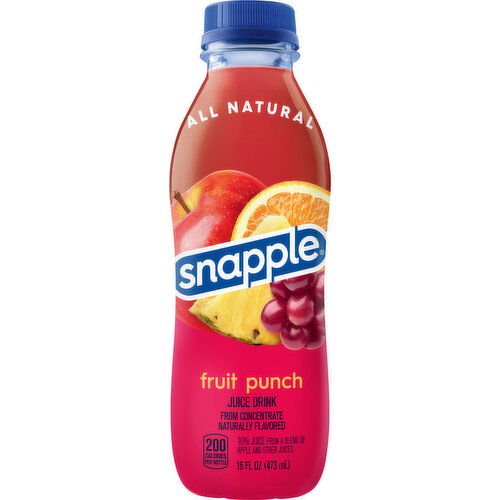 Snapple Juice Drink, Fruit Punch