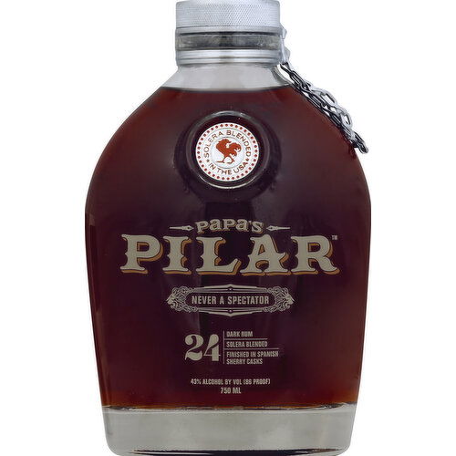 Papa's Pilar 24 Solera Profile Dark Rum, 750 ml - 750 Milliliter