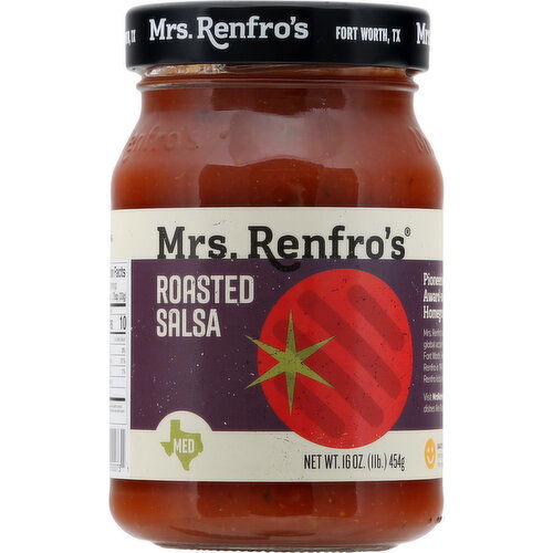 Mrs. Renfro's Salsa, Roasted, Medium