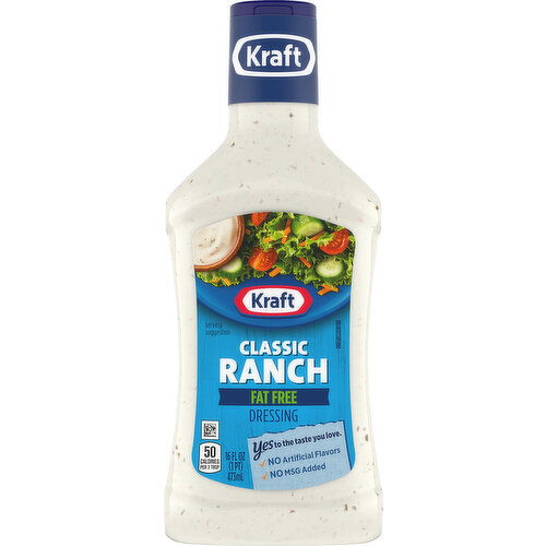 Kraft Dressing, Fat Free, Classic Ranch