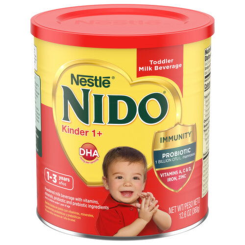 Nido Milk Beverage, Powdered, Kinder 1+, Toddler