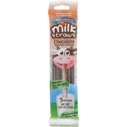 Sylvan Meadows Milk Straws, Chocolate