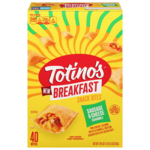 Totino's Snack Bites, Sausage & Cheese Scramble