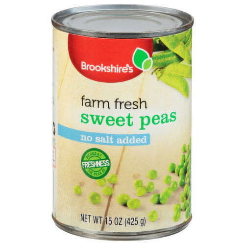 Brookshire's Farm Fresh Sweet Peas, No Salt Added