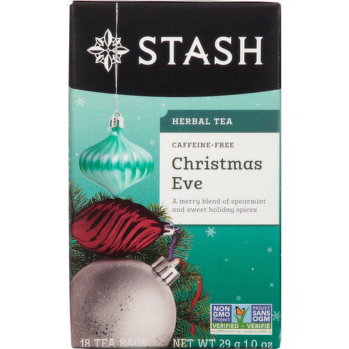 Stash Herbal Tea, Caffeine-Free, Christmas Eve, Tea Bags