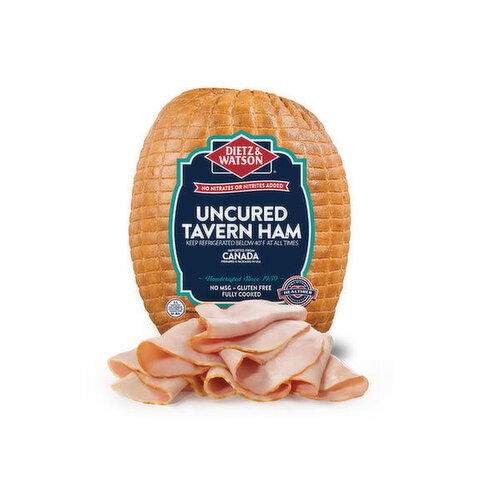 Dietz & Watson Fresh Sliced Tavern Ham Uncured Imported