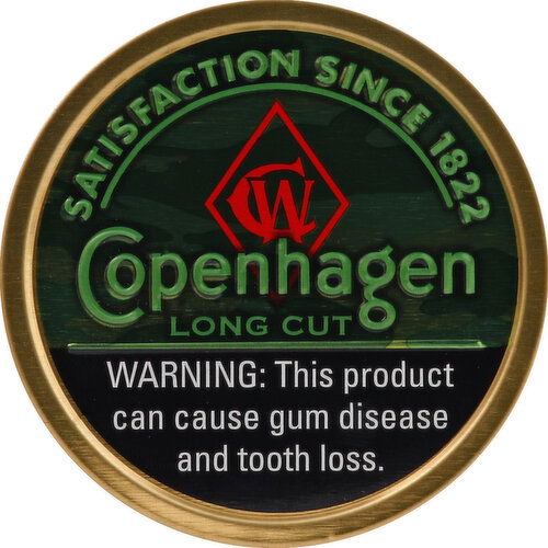 Copenhagen Smokeless Tobacco, Long Cut