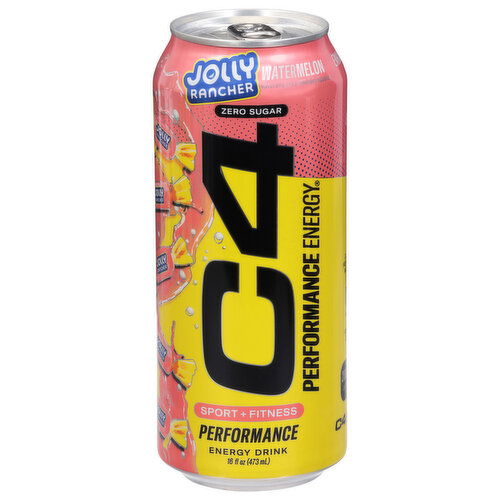 C4 Energy Drink, Zero Sugar, Watermelon, Sport + Fitness