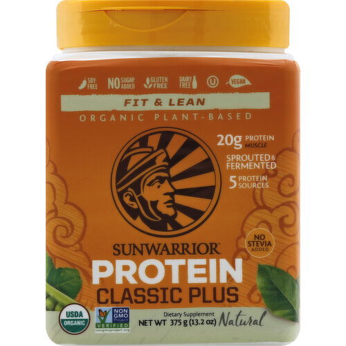 SUNWARRIOR Protein, Classic Plus, Vanilla