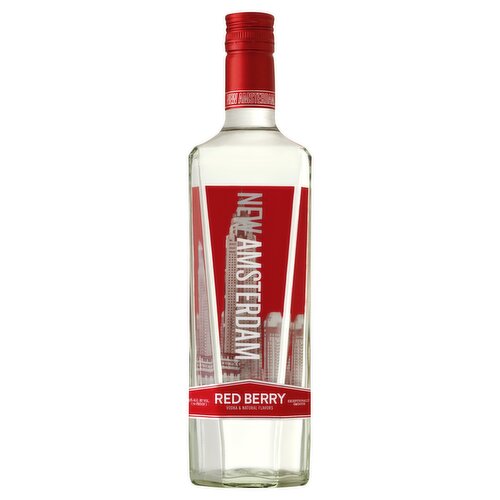 New Amsterdam Red Berry Flavored Vodka 750ml  