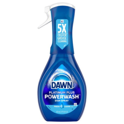 Dawn Platinum Plus Fresh Clean Scent Dish Spray - 16 Fluid Ounce