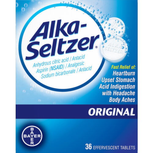 Alka-Seltzer Antacid, Original, Effervescent Tablets