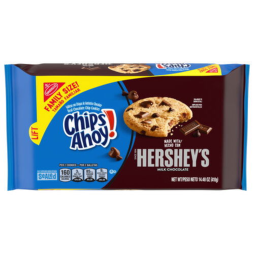 CHIPS AHOY! Hershey's Milk Chocolate Chip Cookies, Family Size