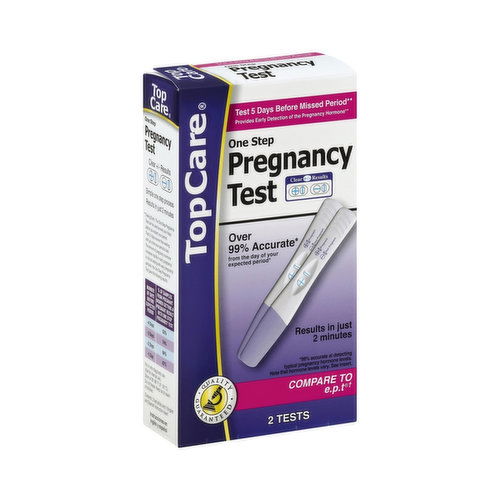 Topcare Pregnancy Test, One Step