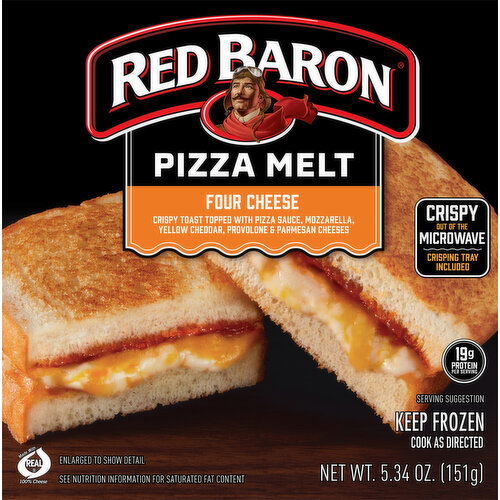 Red Baron Pizza Melt, Four Cheese