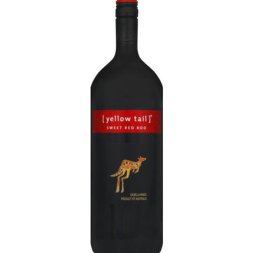 Yellow Tail Red Wine, Sweet Red Roo