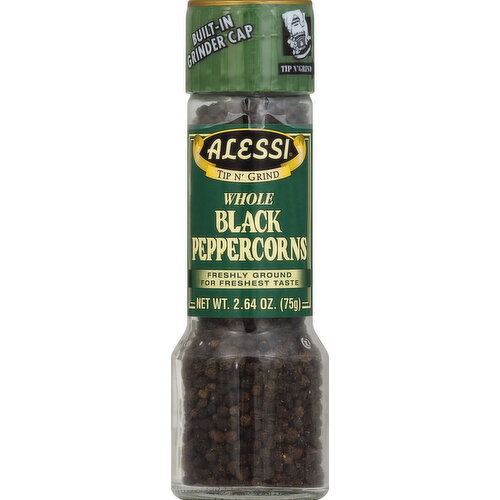 Alessi Peppercorns, Black, Whole