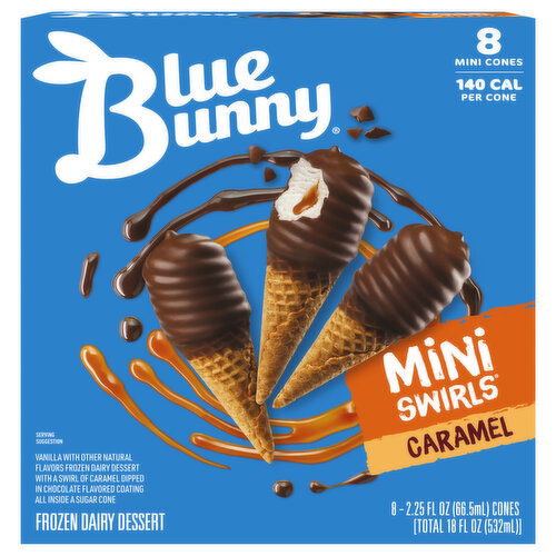 Blue Bunny Frozen Dairy Dessert, Caramel