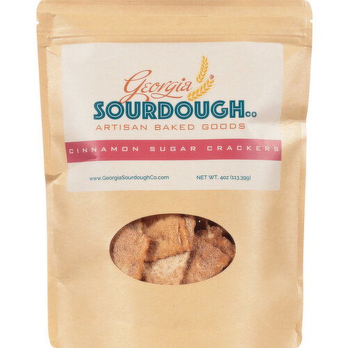 Georgia Sourdough Co. Crackers, Cinnamon Sugar