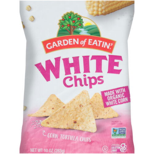 Garden of Eatin' White Chips Corn Tortilla Chips - 10 Ounce