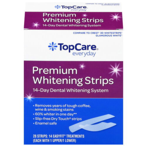 TopCare Whitening Strips, Premium