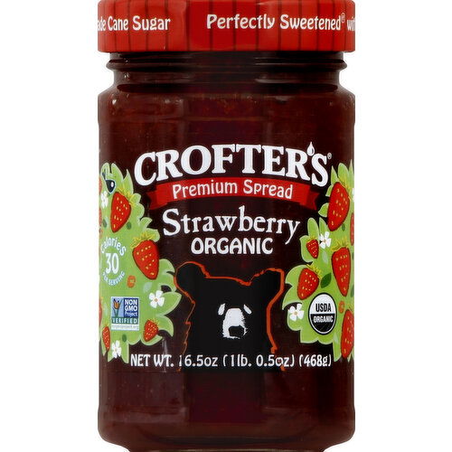 Crofter's Premium Spread, Organic, Strawberry