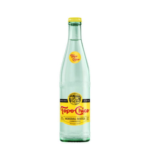 Topo Chico  Sparkling Mineral Water Glass Bottle