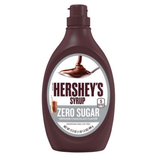 Hershey's Syrup, Zero Sugar, Genuine Chocolate Flavor