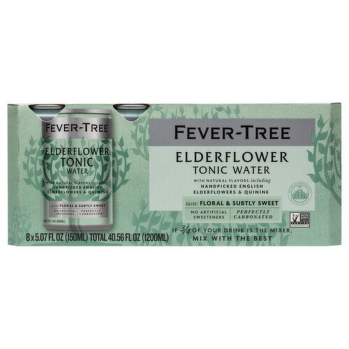 Fever-Tree Elderflower Tonic Water - 8 Each