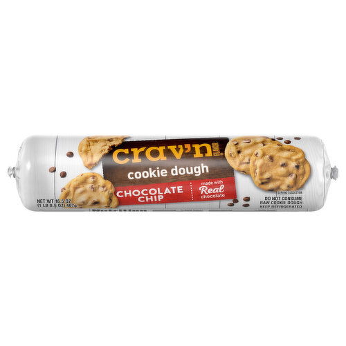 Crav'n Flavor Cookie Dough, Chocolate Chip