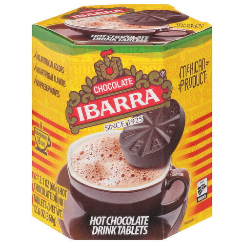 Ibarra Hot Chocolate Drink, Tablets