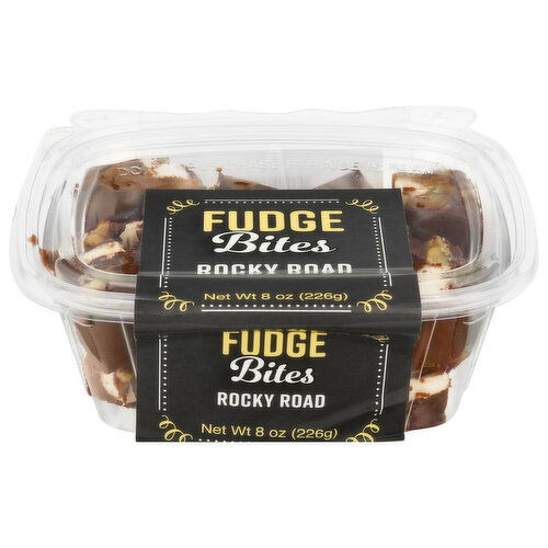 Fudgeamentals Fudge Bites, Rocky Road