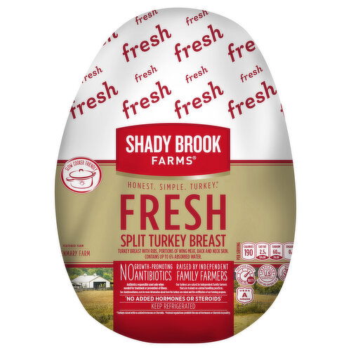 Shady Brook Farms Turkey Breast, Split, Fresh