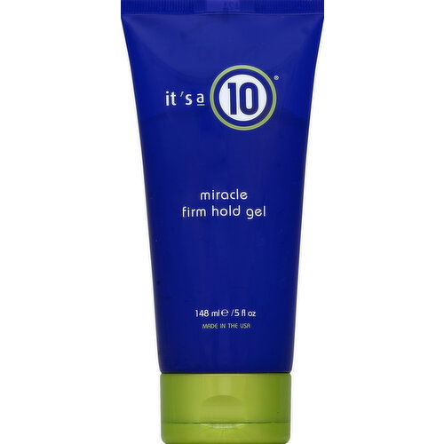 It's a 10 Gel, Firm Hold, Miracle