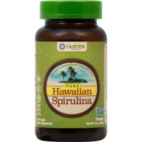 Nutrex Hawaii Hawaiian Spirulina, Pure, Powder