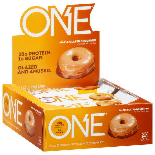 One Protein Bar, Maple Glazed Doughnut Flavored