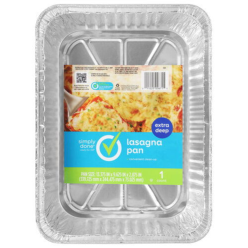 Simply Done Lasagna Pan Extra Deep Super 1 Foods