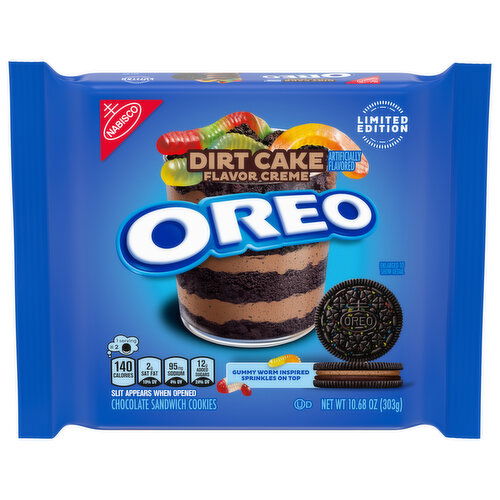 OREO Dirt Cake Chocolate Sandwich Cookies, Limited Edition