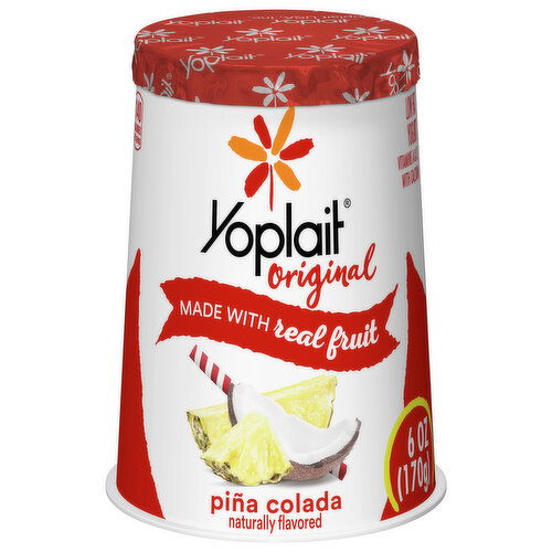 Yoplait Yogurt, Low Fat, Pina Colada