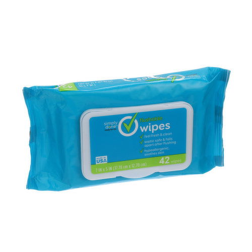 Simply Done Flushable Wipes