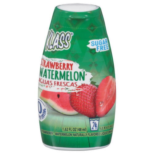 Klass Aguas Frescas, Sugar Free, Strawberry Watermelon