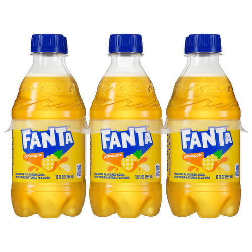Fanta Soda, Pineapple - 6 Each