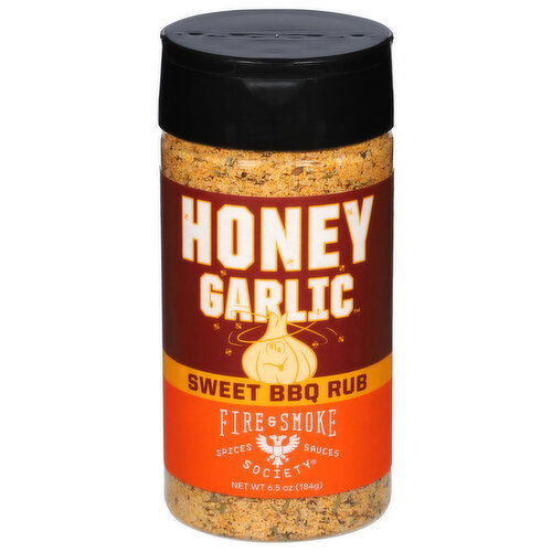 Fire & Smoke Society BBQ Rub, Honey Garlic, Sweet