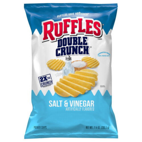 Ruffles Potato Chips, Salt & Vinegar