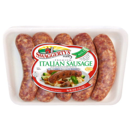 Swaggerty's Farm Premium Mild Italian Sausage - 19 Ounce