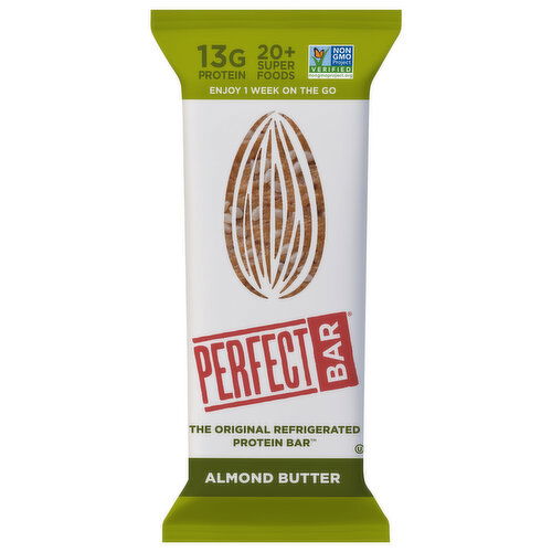 PERFECT BAR Gluten-Free Almond Butter Refrigerated Protein Bar