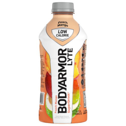 BodyArmor SuperDrink, Low Calorie, Peach Mango