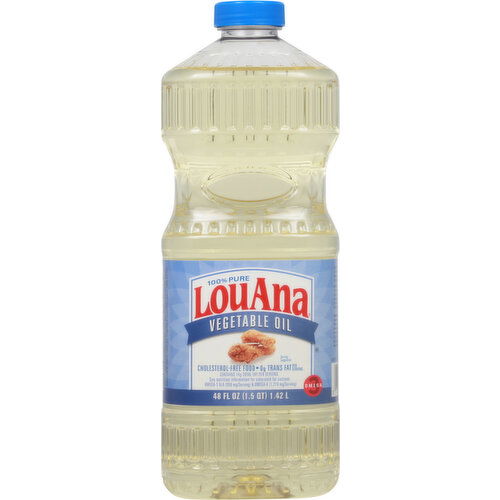 LouAna Vegetable Oil, 100% Pure