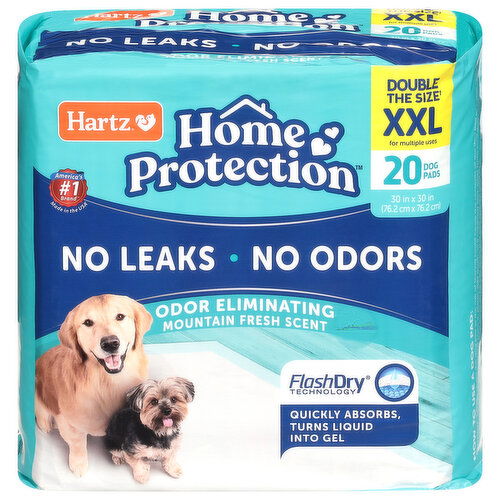 Hartz Mountain Fresh Scent XXL Dog Pads - 20 Each
