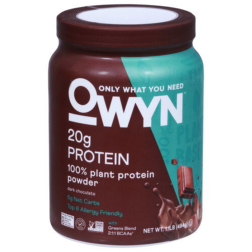 OWYN Protein Powder, Dark Chocolate